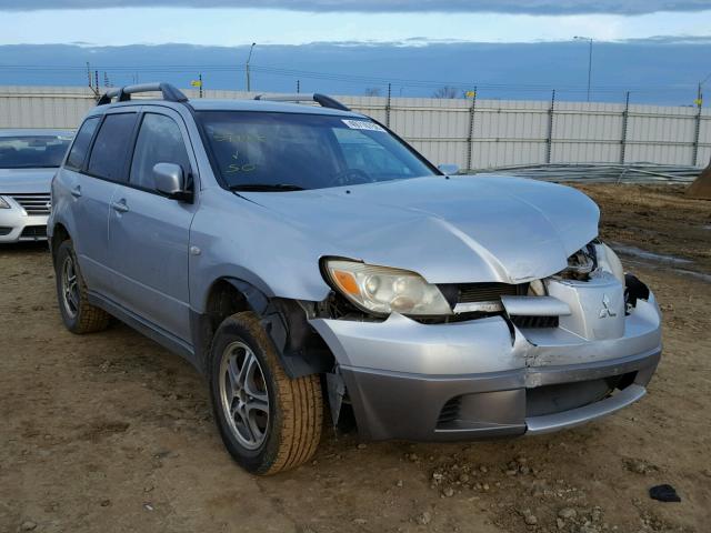 JA4LX31F66U602443 - 2006 MITSUBISHI OUTLANDER SILVER photo 1