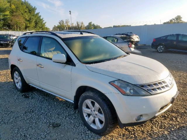 JN8AZ08WX6W502804 - 2006 NISSAN MURANO SL WHITE photo 1