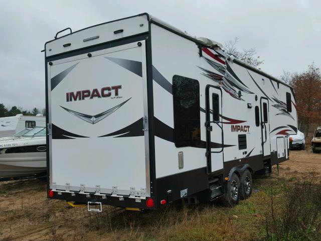 4YDF3112XFF815607 - 2015 KEYSTONE IMPACT WHITE photo 4