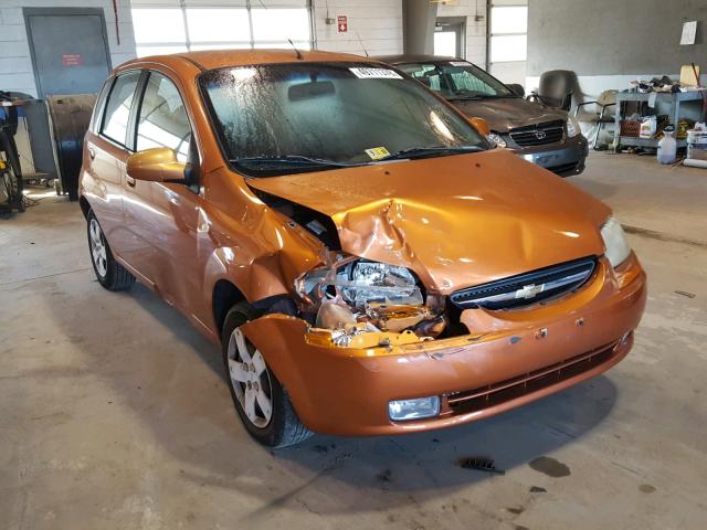 KL1TD66636B668718 - 2006 CHEVROLET AVEO BASE Narıncı foto 1