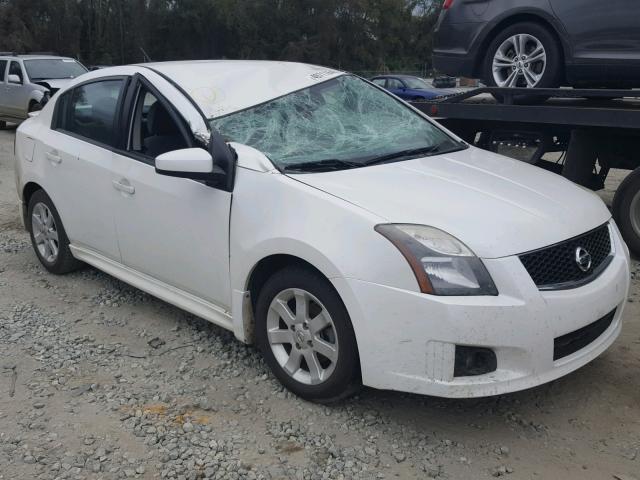 3N1AB6AP6CL700418 - 2012 NISSAN SENTRA 2.0 WHITE photo 1