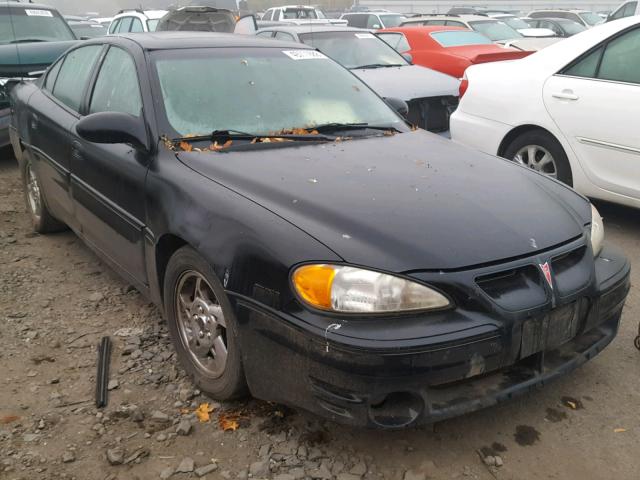 1G2NW52E74M661134 - 2004 PONTIAC GRAND AM G BLACK photo 1