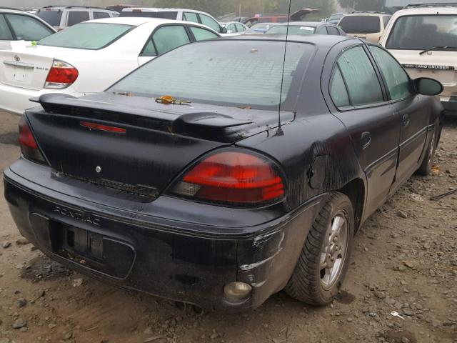 1G2NW52E74M661134 - 2004 PONTIAC GRAND AM G BLACK photo 4