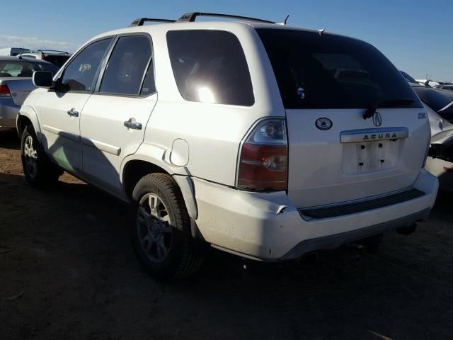 2HNYD18845H548619 - 2005 ACURA MDX TOURIN WHITE photo 3