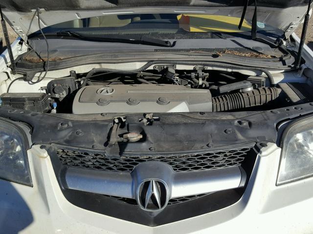 2HNYD18845H548619 - 2005 ACURA MDX TOURIN WHITE photo 7