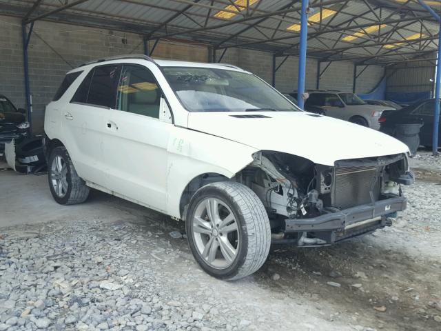 4JGDA5JB7DA102967 - 2013 MERCEDES-BENZ ML 350 WHITE photo 1