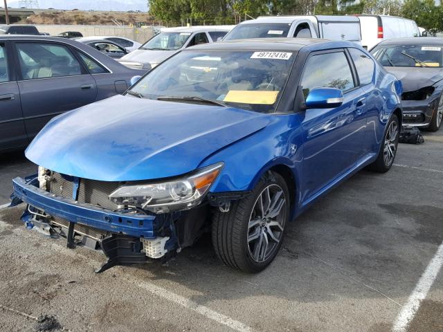 JTKJF5C79E3080289 - 2014 TOYOTA SCION TC Mavi foto 2