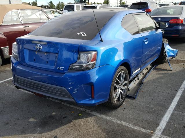JTKJF5C79E3080289 - 2014 TOYOTA SCION TC Mavi foto 4