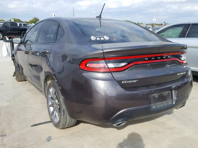 1C3CDFBB7FD242860 - 2015 DODGE DART SXT CHARCOAL photo 3