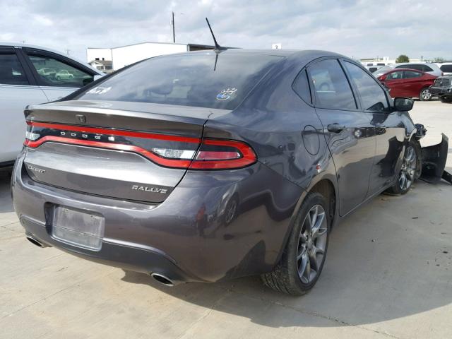 1C3CDFBB7FD242860 - 2015 DODGE DART SXT CHARCOAL photo 4