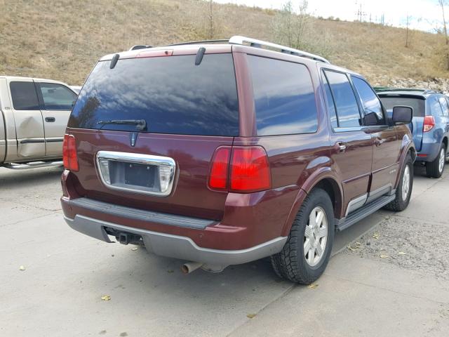 5LMFU27R83LJ20302 - 2003 LINCOLN NAVIGATOR Марун фото 4