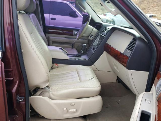 5LMFU27R83LJ20302 - 2003 LINCOLN NAVIGATOR Марун фото 5