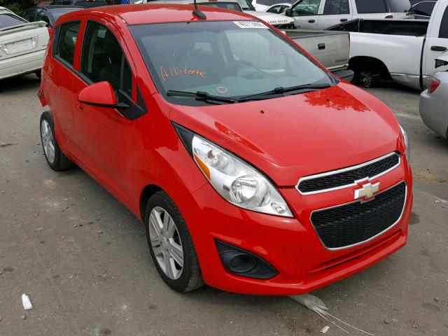 KL8CD6S96EC510884 - 2014 CHEVROLET SPARK 1LT RED photo 1