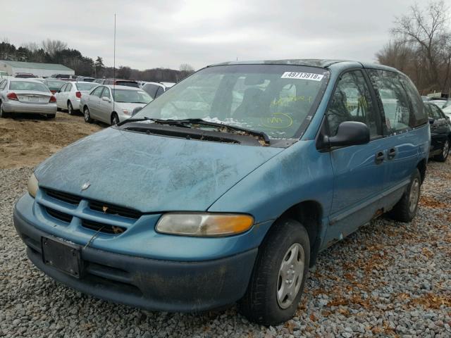 2B4FP2532VR415464 - 1997 DODGE CARAVAN BLUE photo 2