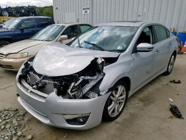 1N4BL3AP8FC491850 - 2015 NISSAN ALTIMA 3.5 SILVER photo 2