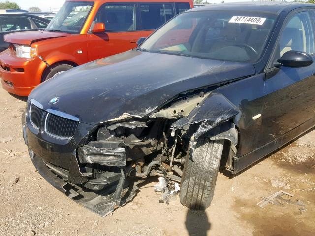 WBAVD13526KV00369 - 2006 BMW 325 XI BLACK photo 9