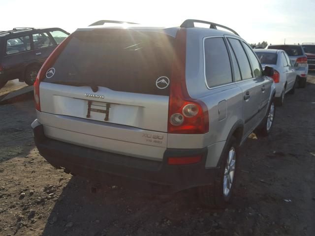 YV1CZ91H841049100 - 2004 VOLVO XC90 T6 SILVER photo 4