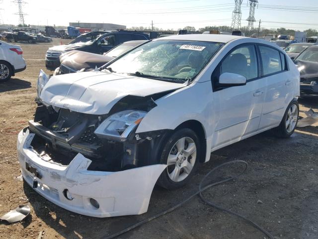 3N1AB61E08L658835 - 2008 NISSAN SENTRA 2.0 WHITE photo 2