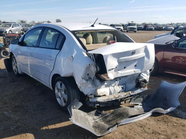 3N1AB61E08L658835 - 2008 NISSAN SENTRA 2.0 WHITE photo 3