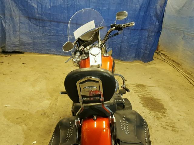 1HD1BWB105Y083119 - 2005 HARLEY-DAVIDSON FLSTCI ORANGE photo 6