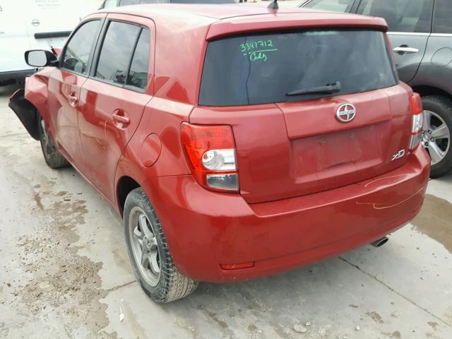 JTKKU4B41A1005569 - 2010 TOYOTA SCION XD RED photo 3