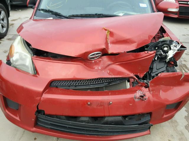 JTKKU4B41A1005569 - 2010 TOYOTA SCION XD RED photo 7