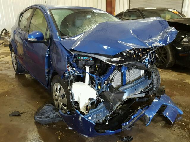 JTDKDTB37C1509152 - 2012 TOYOTA PRIUS C BLUE photo 1