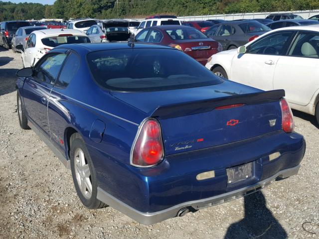 2G1WZ121759196133 - 2005 CHEVROLET MONTE CARL BLUE photo 3