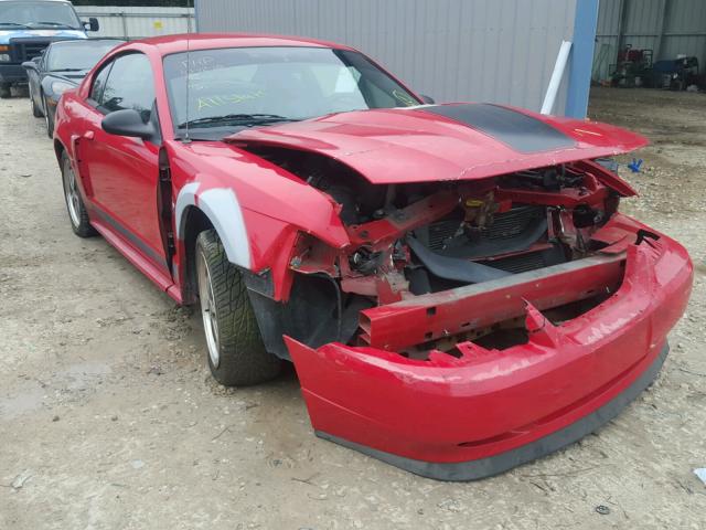 1FAFP42R53F443874 - 2003 FORD MUSTANG MA RED photo 1