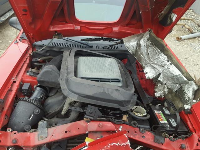 1FAFP42R53F443874 - 2003 FORD MUSTANG MA RED photo 7