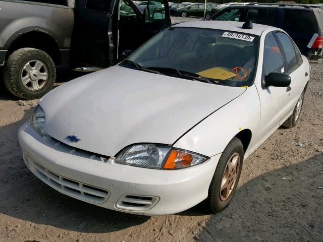 1G1JC524017383660 - 2001 CHEVROLET CAVALIER B WHITE photo 2