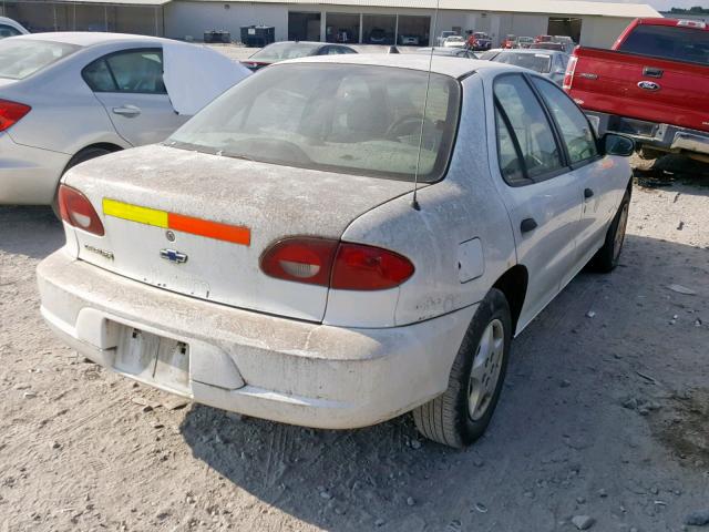 1G1JC524017383660 - 2001 CHEVROLET CAVALIER B WHITE photo 4