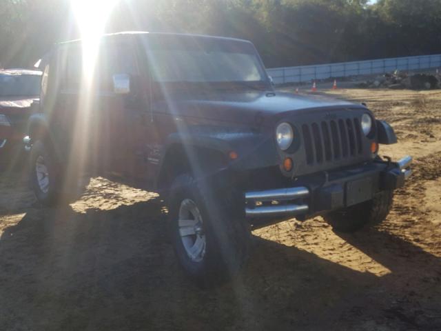 1J4GA39117L182190 - 2007 JEEP WRANGLER X MAROON photo 1