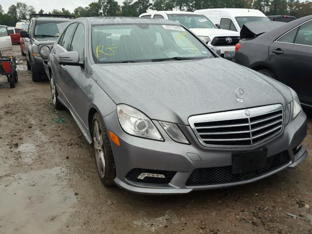 WDDHF5GB9BA308017 - 2011 MERCEDES-BENZ E 350 GRAY photo 1