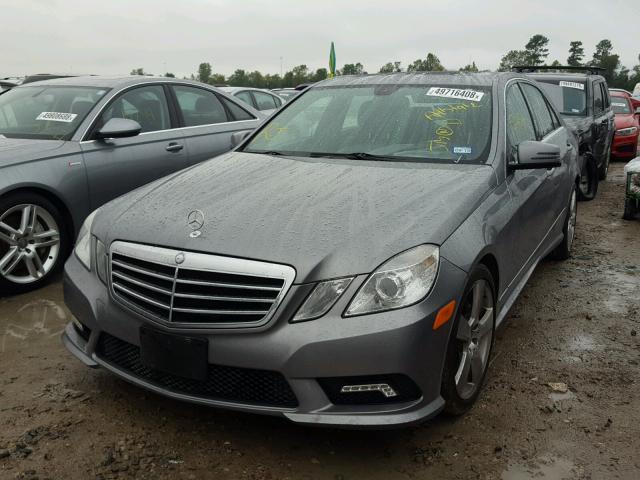 WDDHF5GB9BA308017 - 2011 MERCEDES-BENZ E 350 GRAY photo 2