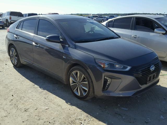 KMHC85LC3HU017898 - 2017 HYUNDAI IONIQ LIMI CHARCOAL photo 1