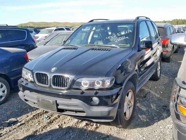 5UXFA53563LV78861 - 2003 BMW X5 3.0I BLACK photo 2