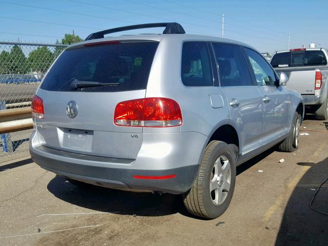 WVGBC67L14D030153 - 2004 VOLKSWAGEN TOUAREG 3. SILVER photo 4