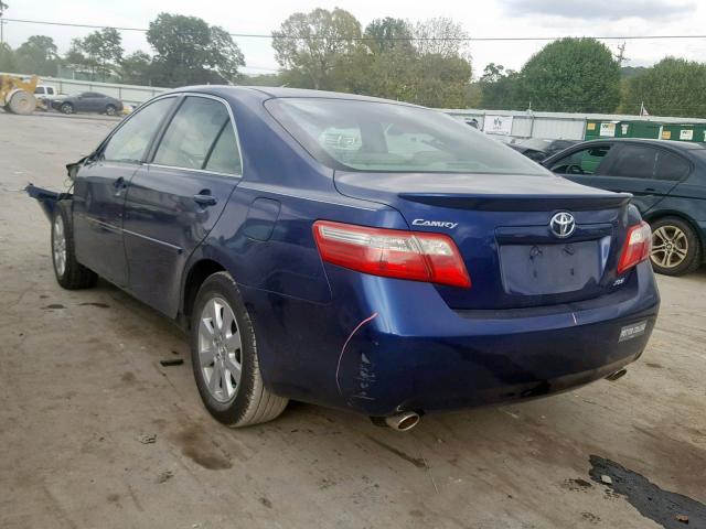 4T1BK46K97U008163 - 2007 TOYOTA CAMRY NEW BLUE photo 3