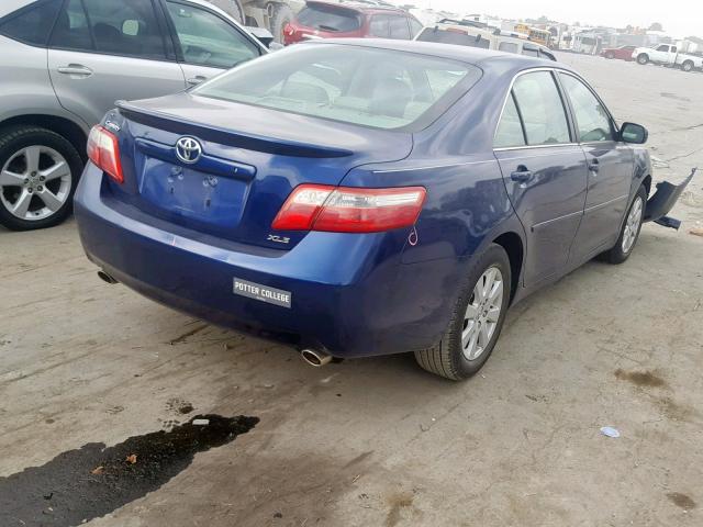 4T1BK46K97U008163 - 2007 TOYOTA CAMRY NEW BLUE photo 4