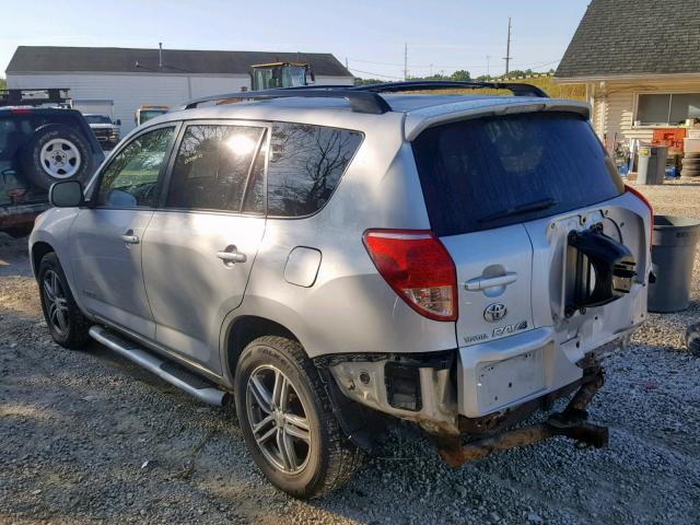 JTMBK31V586043868 - 2008 TOYOTA RAV4 LIMIT SILVER photo 3