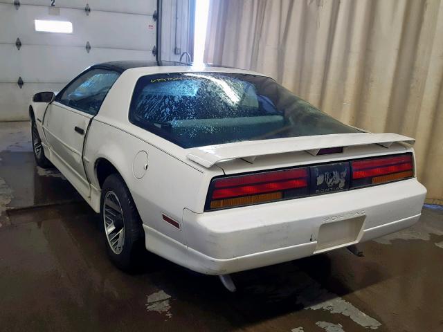 1G2FS23TXLL204737 - 1990 PONTIAC FIREBIRD WHITE photo 3