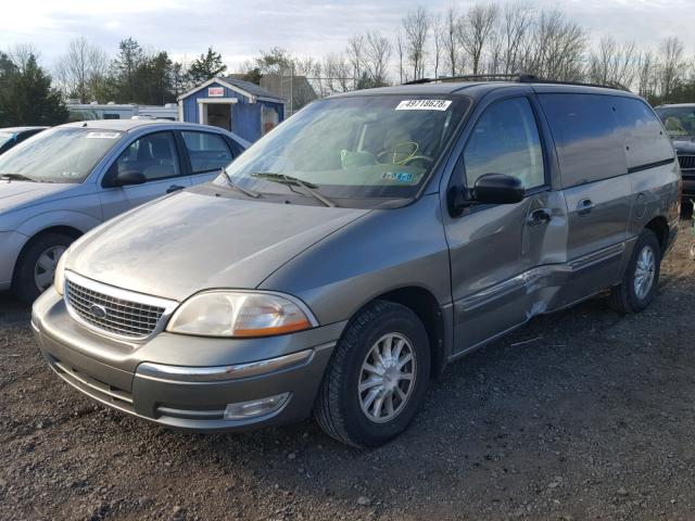 2FMDA5247YBB80000 - 2000 FORD WINDSTAR S SILVER photo 2