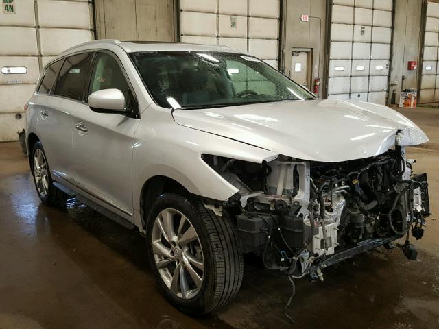 5N1AL0MM7DC328802 - 2013 INFINITI JX35 BASE SILVER photo 1