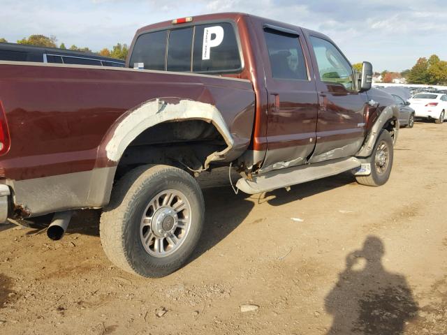 1FTWW31P45EC06082 - 2005 FORD F350 SRW S MAROON photo 9