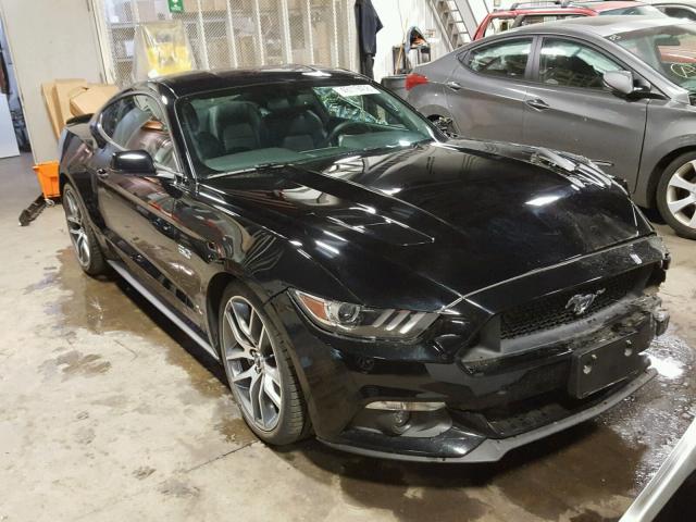 1FA6P8CF5F5306214 - 2015 FORD MUSTANG GT BLACK photo 1