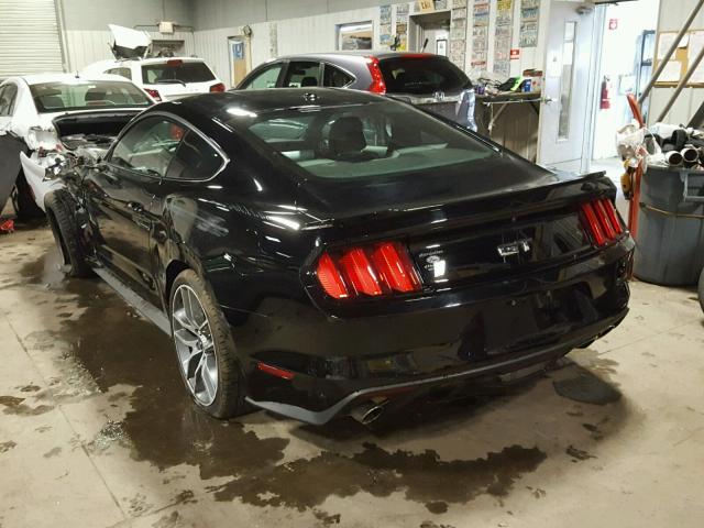 1FA6P8CF5F5306214 - 2015 FORD MUSTANG GT BLACK photo 3