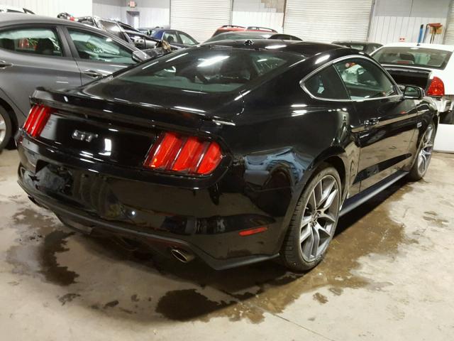 1FA6P8CF5F5306214 - 2015 FORD MUSTANG GT BLACK photo 4