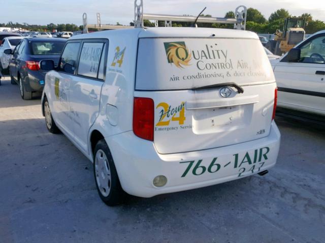 JTLKE50E791090715 - 2009 TOYOTA SCION XB თეთრი ფოტო 3