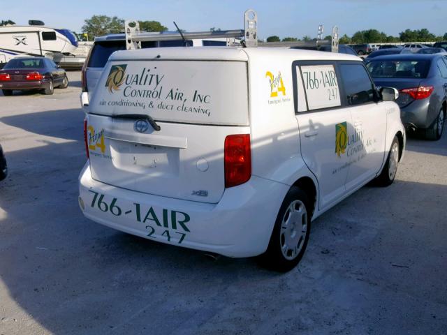 JTLKE50E791090715 - 2009 TOYOTA SCION XB თეთრი ფოტო 4